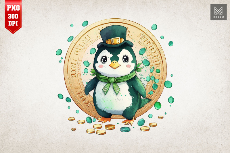 penguin-amp-gold-coins-st-patrick-039-s-day-4