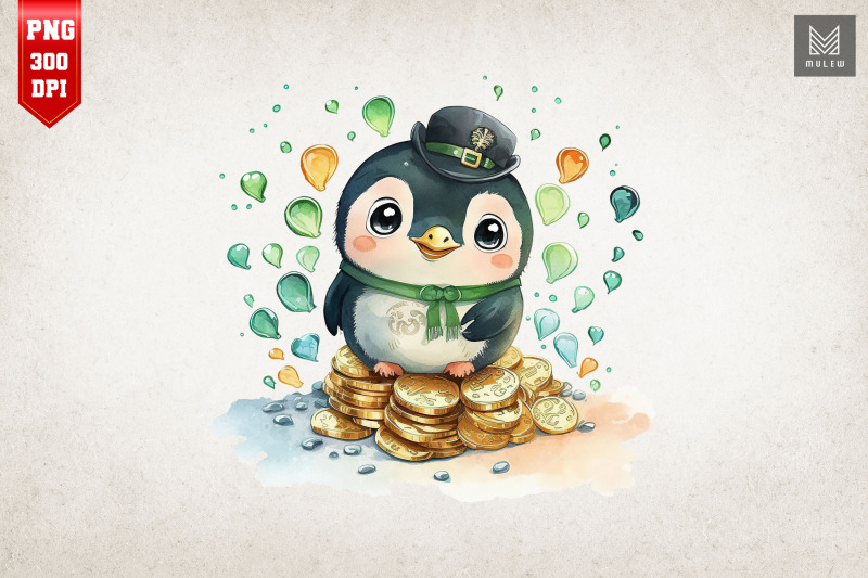 penguin-amp-gold-coins-st-patrick-039-s-day-5