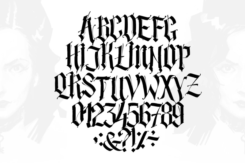 gothic-font-ae