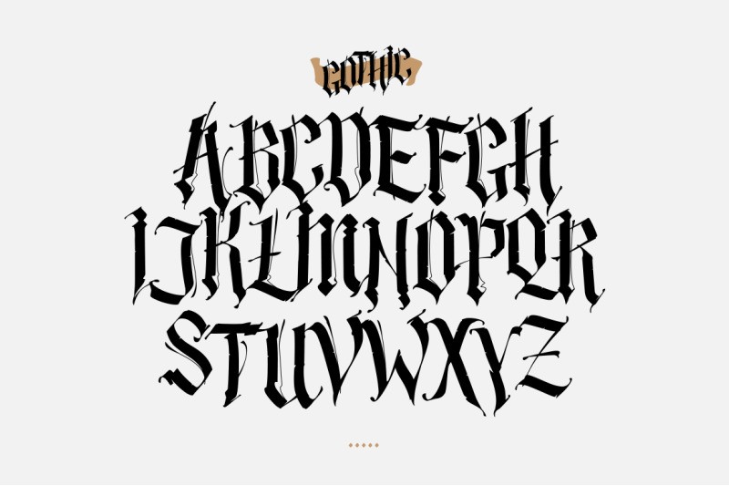 gothic-font-ae