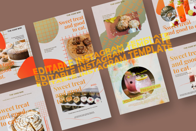 sweet-treats-food-instagram-post-template