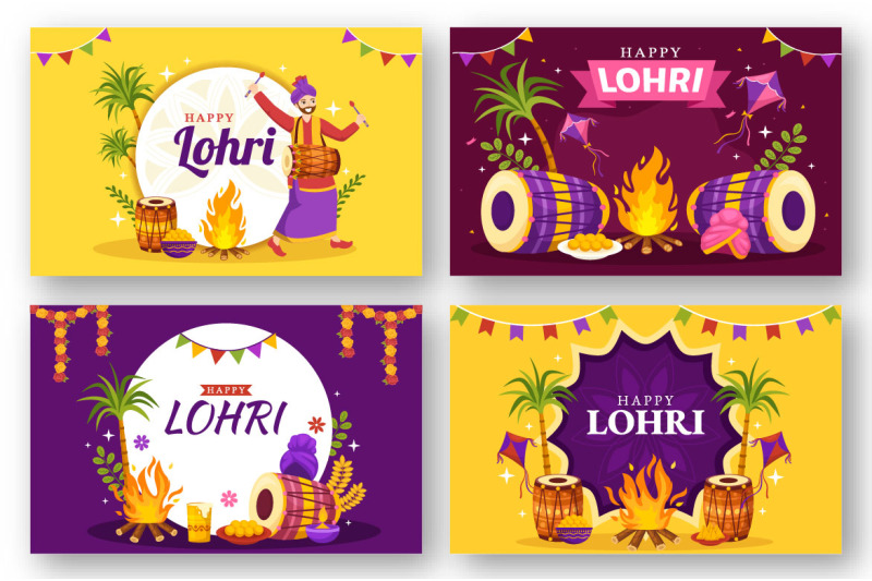 17-happy-lohri-festival-illustration