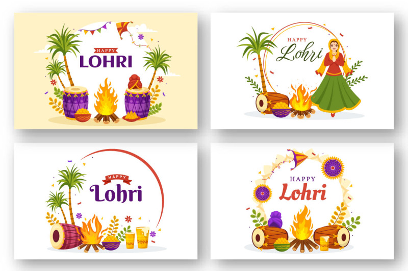 17-happy-lohri-festival-illustration