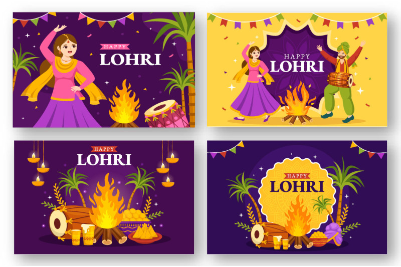 17-happy-lohri-festival-illustration