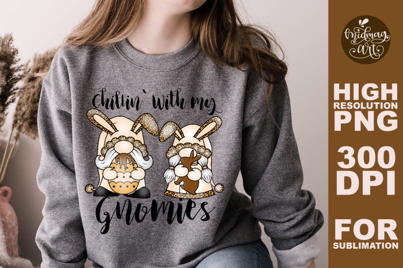 chillin-with-my-gnomies-sublimation-png-easter-sublimation