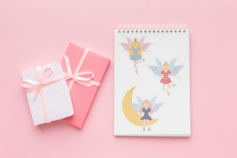 fairy-princess-stickers-set