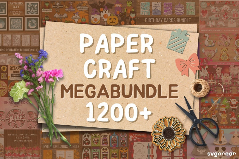 paper-craft-svg-bundle-megabundle-paper-cut