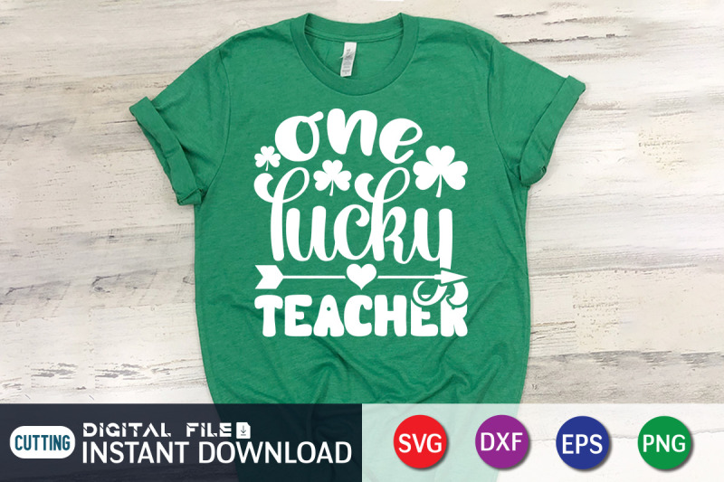 one-lucky-teacher-svg