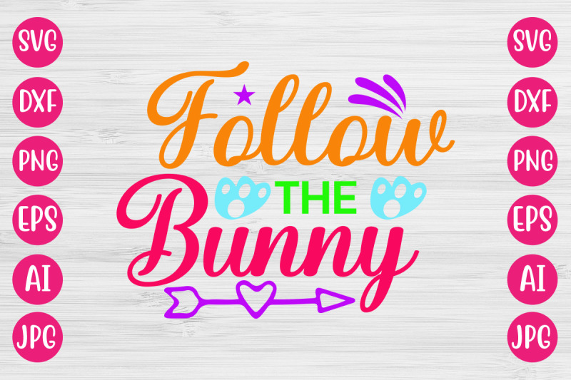 follow-the-bunny-svg-design