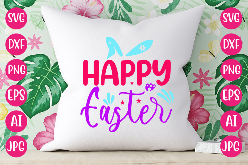 happy-easter-svg-design