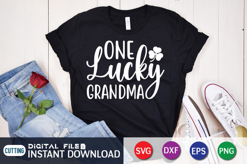 one-lucky-grandma-svg