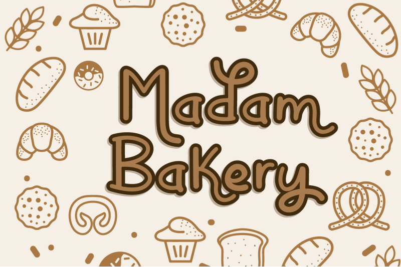 pinky-muffin-quirky-food-font