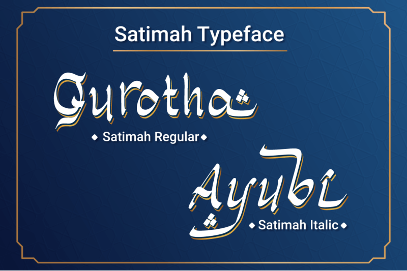satimah-arabic-style-font