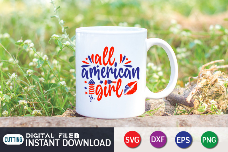 all-american-girl-svg