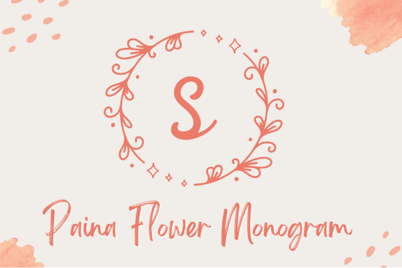 paina-flower-monogram