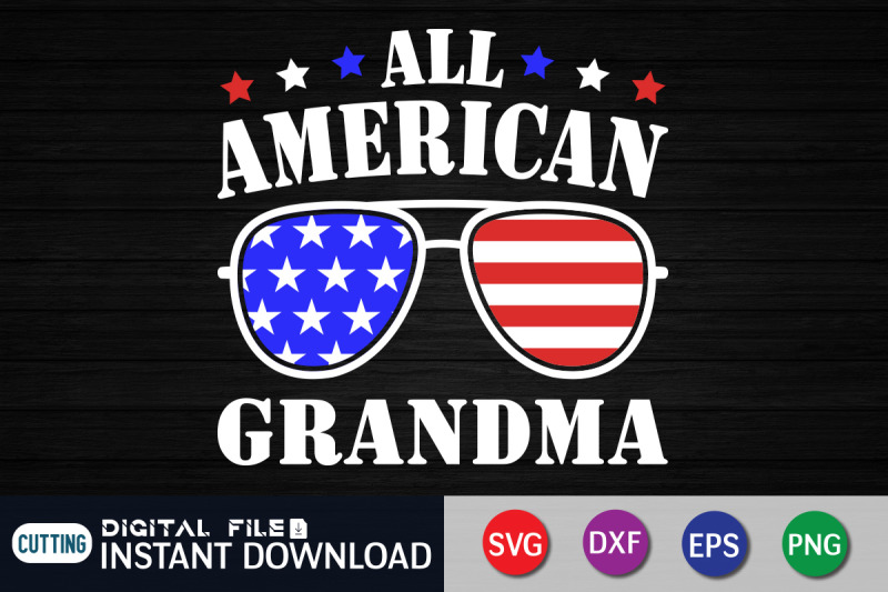 all-american-grandma-svg