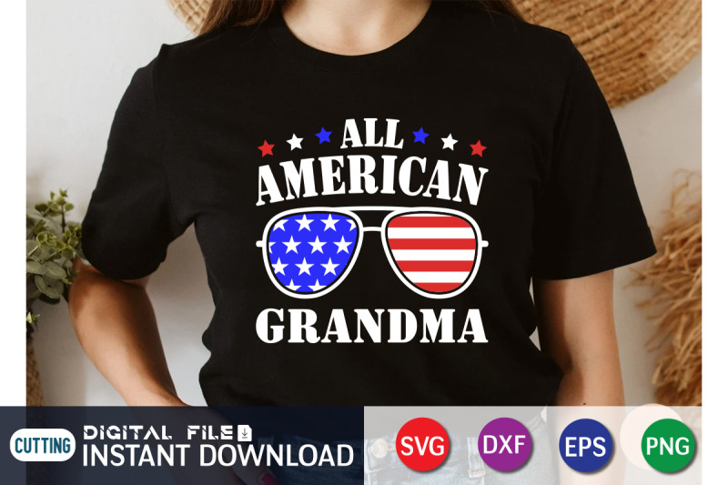 all-american-grandma-svg