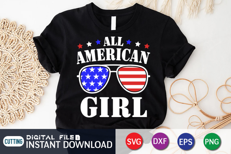 all-american-girl-svg