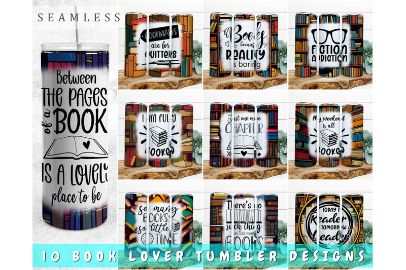 book-lover-tumbler-wraps-bundle-20-oz-skinny-tumbler-reading-png