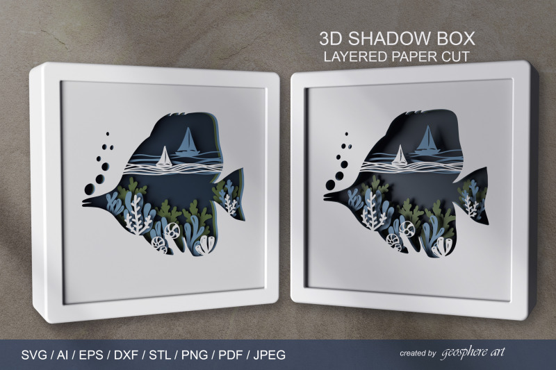 fish-3d-layered-papercut-shadow-box-svg-dxf-eps-stl