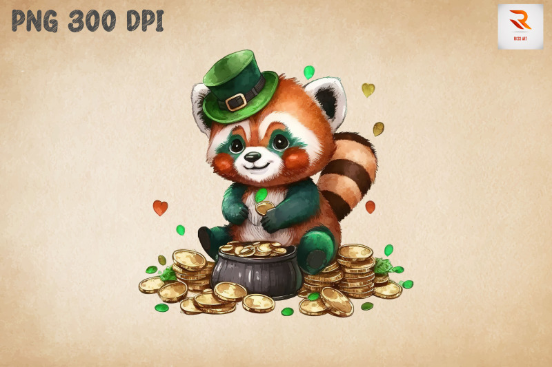 red-panda-amp-coins-st-patrick-039-s-day-2