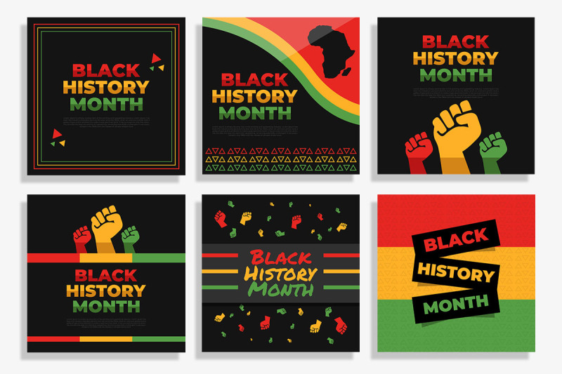 black-history-month-social-media-post-pack