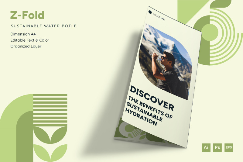 water-bottle-z-fold-brochure