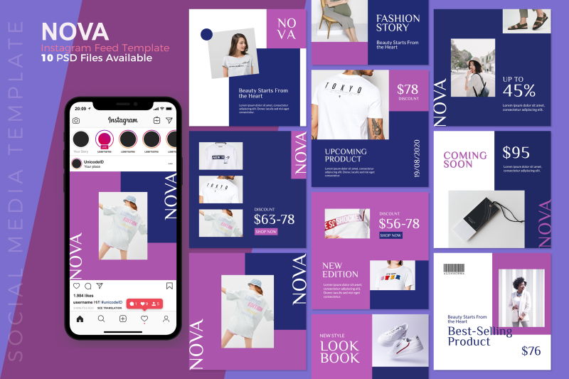 nova-fashion-instagram-post-template