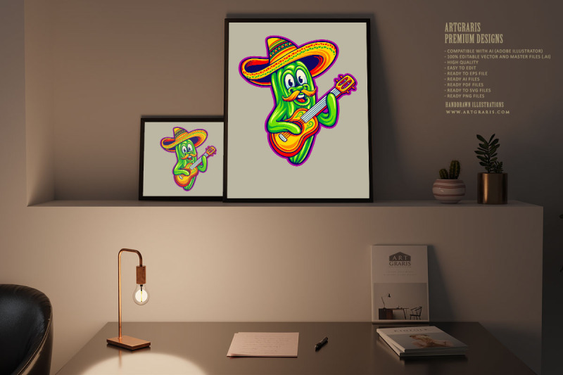 cute-mexican-cinco-de-mayo-cactus-playing-guitar-music-illustration