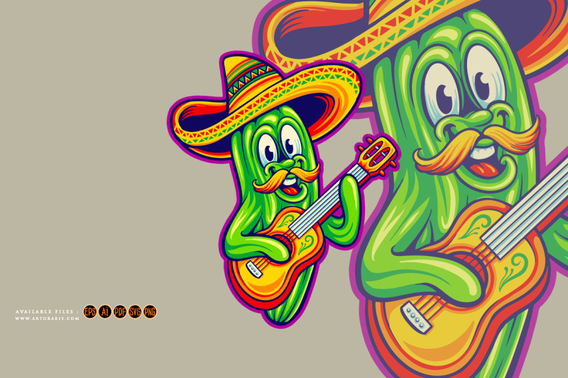 cute-mexican-cinco-de-mayo-cactus-playing-guitar-music-illustration
