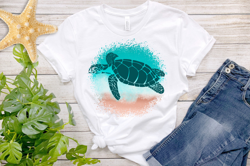 beach-sublimation-design-turtle-sublimation
