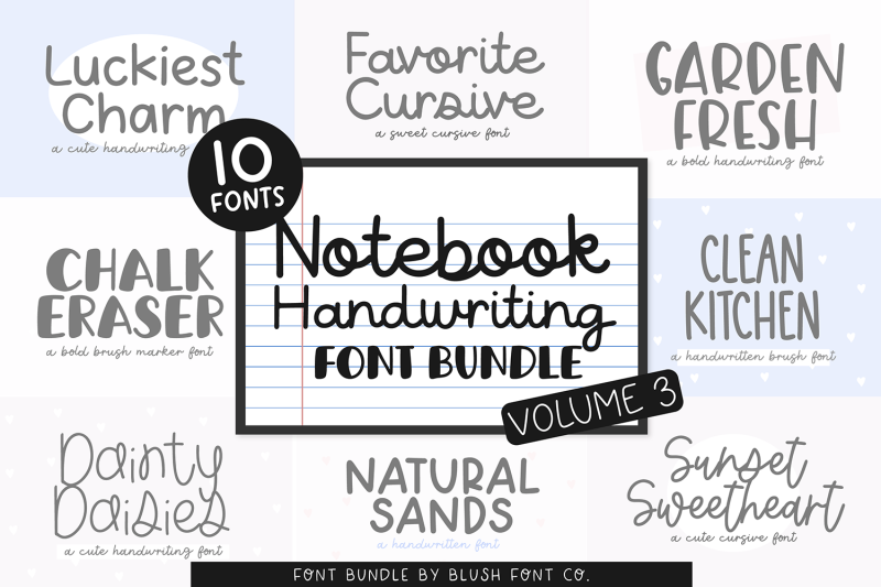 notebook-handwriting-font-bundle-vol-3