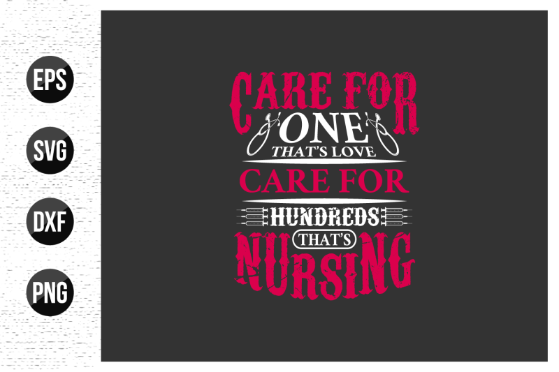 nurse-typographic-saying-design-vector