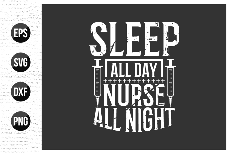 nurse-typographic-slogan-design-vector