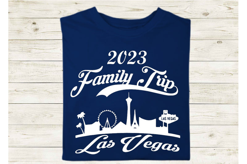 family-trip-las-vegas-vacation-2023-svg-t-shirt-design