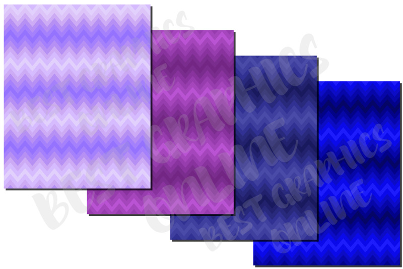 ombre-chevron-digital-background-papers-pattern-paper-pack