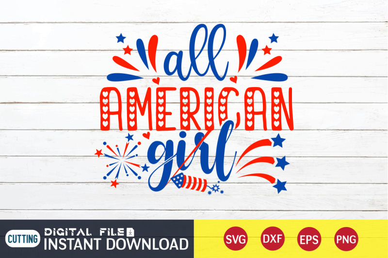 all-american-girl-svg