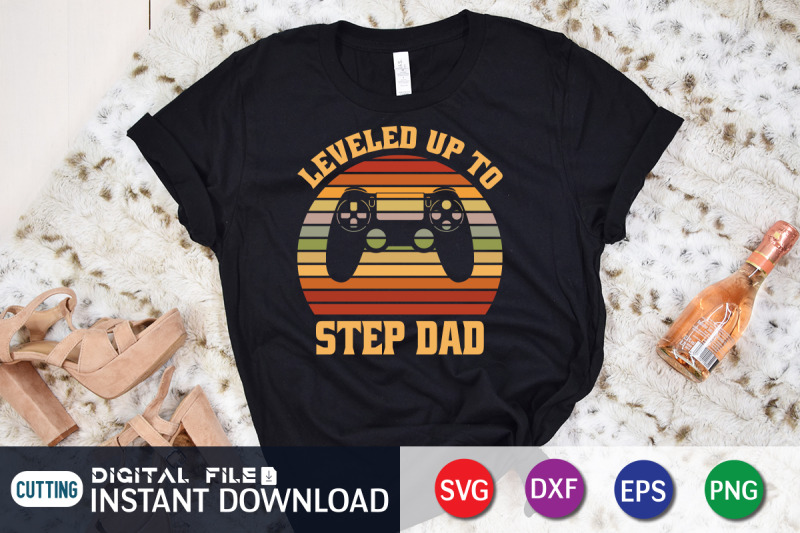 leveled-up-to-step-dad-svg