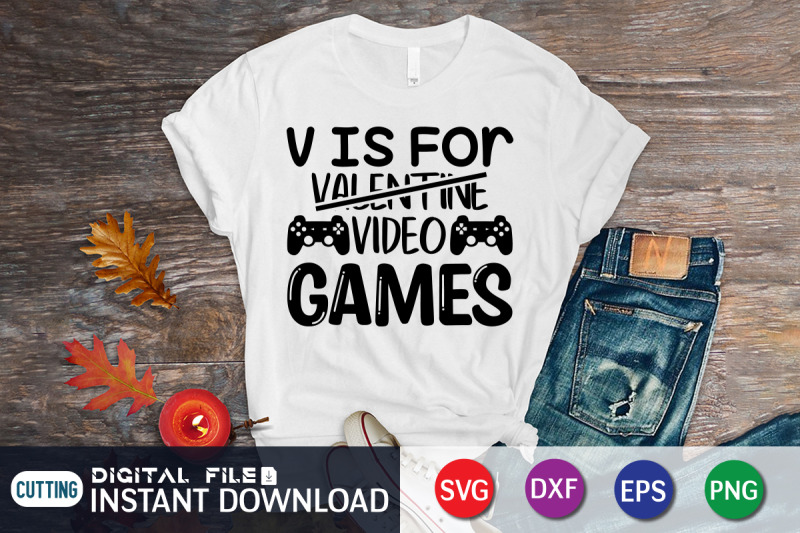 v-is-for-valentine-video-games-svg