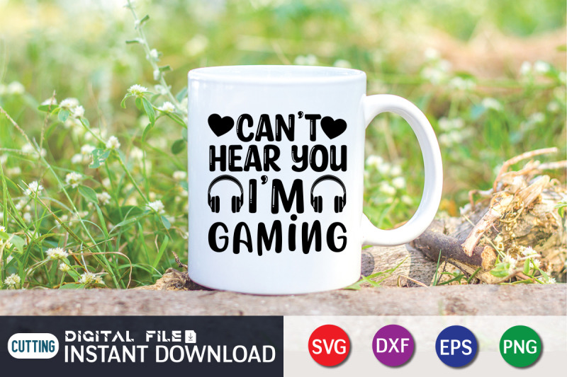 can-039-t-hear-you-i-039-m-gaming-svg