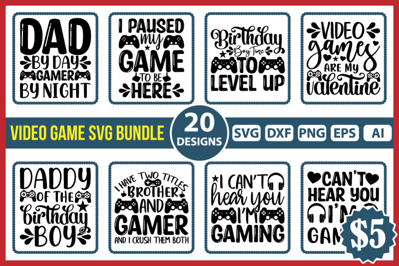 video-game-svg-bundle