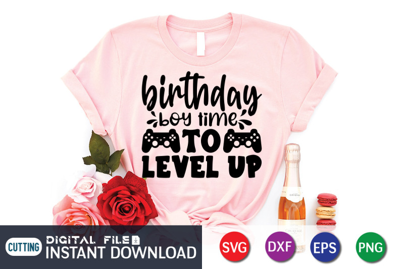 birthday-boy-time-to-level-up-svg