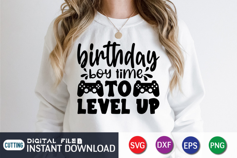 birthday-boy-time-to-level-up-svg