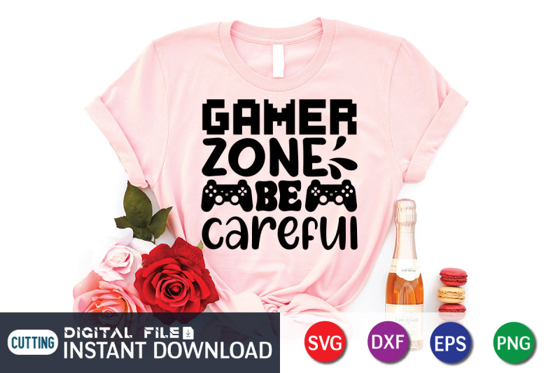 gamer-zone-be-careful-svg