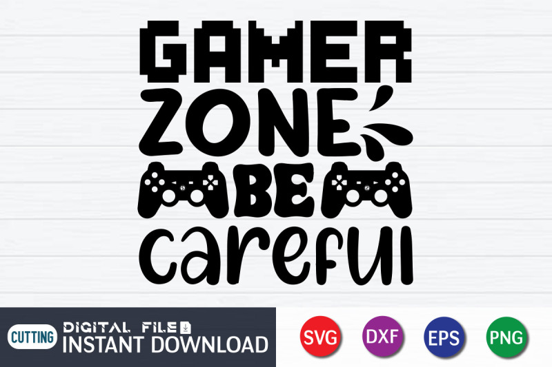 gamer-zone-be-careful-svg