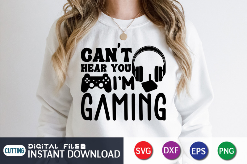 can-039-t-hear-you-i-039-m-gaming-svg