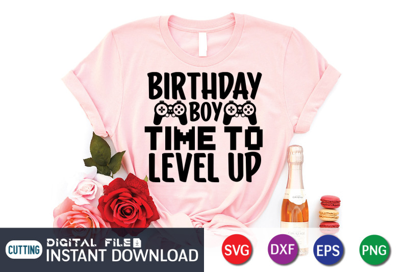 birthday-boy-time-to-level-up-svg