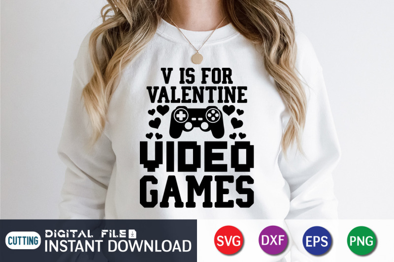 v-is-for-valentine-video-games-svg