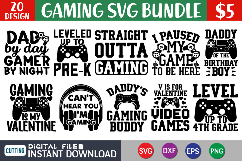 gaming-svg-bundle