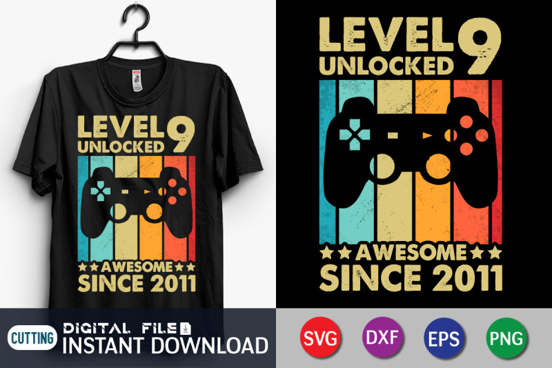 level-9-unlocked-awesome-since-2011-svg